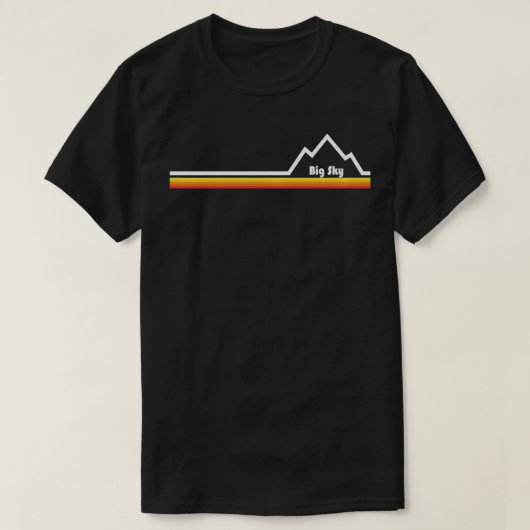 ビッグスカイモンタナ Tシャツ (デザイン正面)
