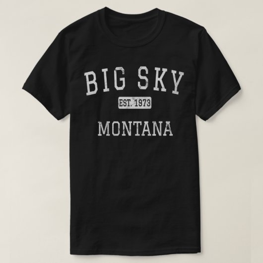 ビッグスカイモンタナMTヴィンテージ Tシャツ (デザイン正面)