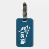 ビッグスカイリゾートモンタナスキーヤー ラゲッジタグ (裏面縦)