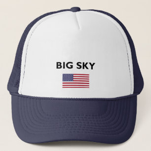 ビッグスカイUSAアメリカ国旗のライトカラー キャップ