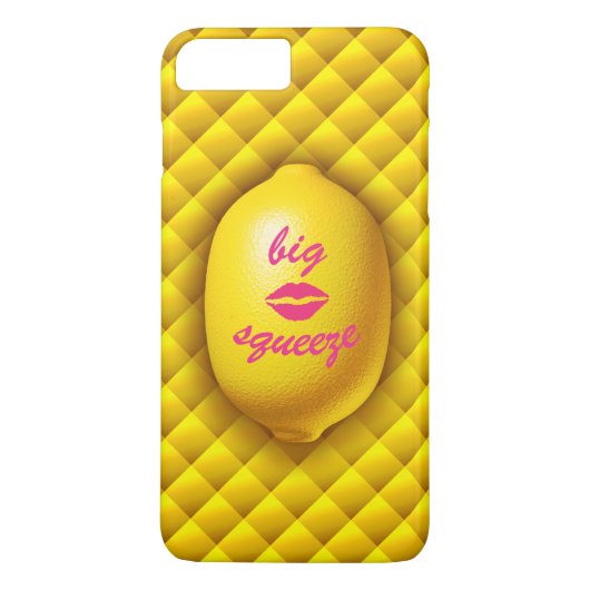 ビッグスクイズレモンiPhone 7 Case-Mate iPhoneケース (裏面)