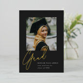 ビッグスクリプトグラード 箔招待状 (立ち正面)