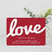 ビッグスケッチ·ラブ·バレンタイン·パーティー招待状 招待状 (スタンド正面)