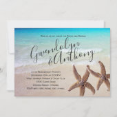 ビッグスターフィッシュカップルシャワーパーティの招待状 招待状 (正面)