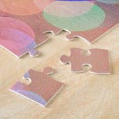 ビッグスノーフレークサークル子供簡単パズル ジグソーパズル (側面)