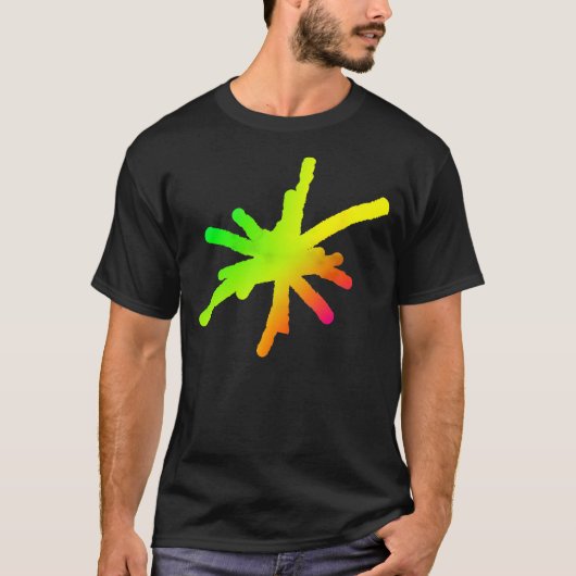 ビッグスパーク - タイ・ダイ エフェクト Tシャツ (正面)