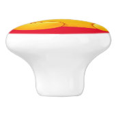 ビッグスマイルハッピー顔ドロワーノブ – SRF セラミックノブ (側面)