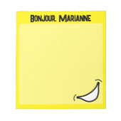 ビッグスマイル鮮やかカラフルメモ帳 ノートパッド (正面)