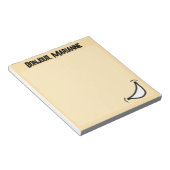 ビッグスマイル鮮やかカラフルメモ帳 ノートパッド (アングル)