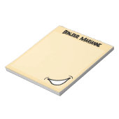 ビッグスマイル鮮やかカラフルメモ帳 ノートパッド (回転)