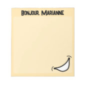 ビッグスマイル鮮やかカラフルメモ帳 ノートパッド (正面)