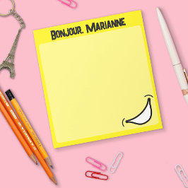 ビッグスマイル鮮やかカラフルメモ帳 ノートパッド