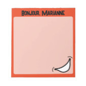 ビッグスマイル鮮やかカラフルメモ帳 ノートパッド (正面)