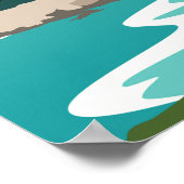 ビッグスールカリフォルニア自然旅行ポスター ポスター (角)