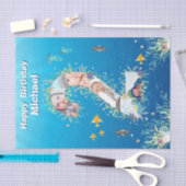 ビッグセカンドアンザシーフォトコラージュ 薄葉紙 (クラフト)