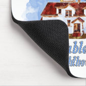 ビッグセーブルポイントライトハウスウォーターカラー – ミシガン マウスパッド (コーナー)