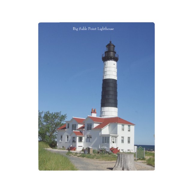 ビッグセーブルポイントライトハウスメタルウォールアート メタルプリント (正面)