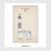 ビッグセーブルポイントライトハウス – ミシガン州 – SBD シール (シート)