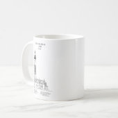 ビッグセーブルポイント灯台 - ミシガン州 - BD コーヒーマグカップ (正面左)