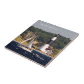 ビッグセーブルライトハウスとボートタイル タイル (側面)