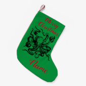 ビッグタコスサンダーコーブ スモールクリスマスストッキング (正面 (吊り時))