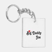 ビッグダディと赤いハート キーホルダー (正面左)