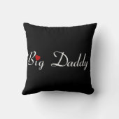 ビッグダディと赤いハート クッション (裏面)