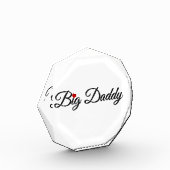 ビッグダディと赤いハート フォトブロック (左)