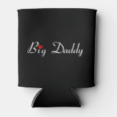 ビッグダディと赤いハート 缶クーラー (正面)