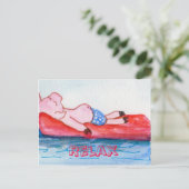 ビッグダディーピグオンラフトビーチ ポストカード (スタンド正面)