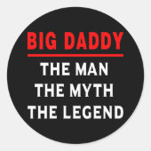 ビッグダディ男の神話ザ・レジェンド ラウンドシール (正面)
