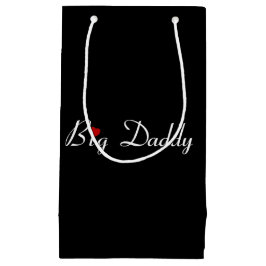 ビッグダディwith赤いハート中抱き枕 ミディアムペーパーバッグ