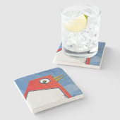 ビッグチキンアトランタ、ビッグチキンコースター、マリエッタ ストーンコースター (横)