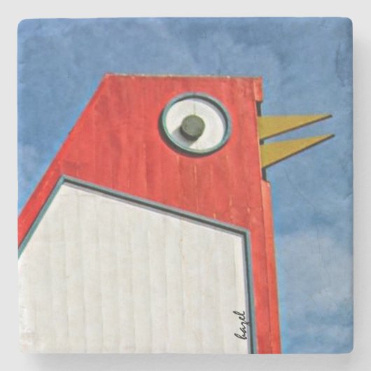 ビッグチキンアトランタ、ビッグチキンコースター、マリエッタ ストーンコースター (正面)