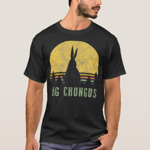 ビッグチュンガスレトロヴィンテージサンセットミームビデオゲーム Tシャツ