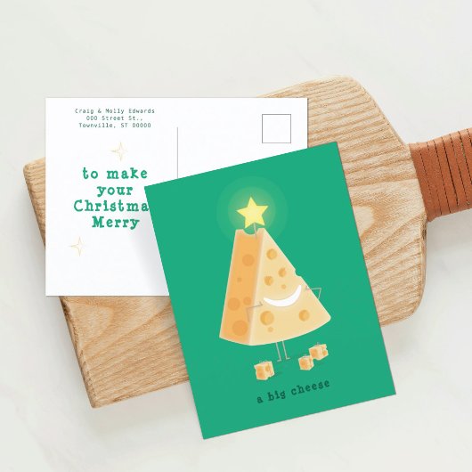 ビッグチーズのクリスマス ポストカード