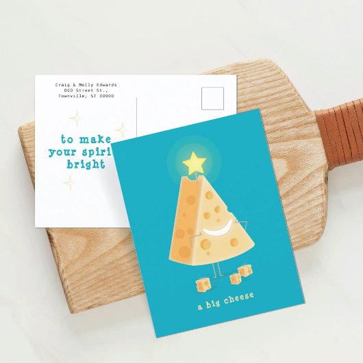 ビッグチーズのクリスマス ポストカード