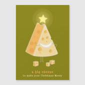 ビッグチーズのマグネットクリスマスカード (正面)