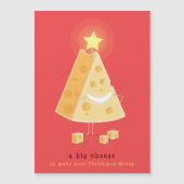 ビッグチーズのマグネットクリスマスカード (正面)