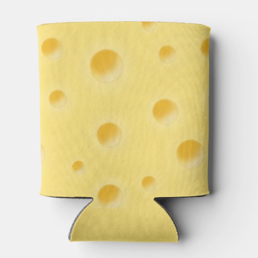 ビッグチーズホーリースイスチーズパーソナライズされた 缶クーラー (裏面)