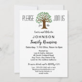 ビッグツリーロゴファミリー懇親会またはイベント招待状 招待状 (正面)