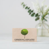 ビッグツリーロゴ | 造園ツリーサービス 名刺 (スタンド正面)