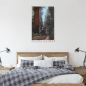 ビッグツリー鉄道駅 キャンバスプリント (インサイチュ (寝室))