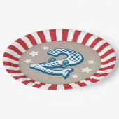 ビッグツーサーカスビッグトップ2バースデーパーティープレート ペーパープレート (アングル)