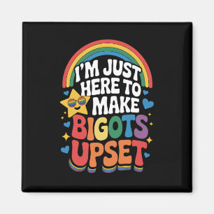 ビッグテロを怒らせるためにここにいる LGBTQ ゲイプライド マグネット