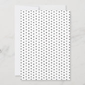 ビッグディルウォーターカラーコケット漬けベビーシャワー 招待状 (裏面)