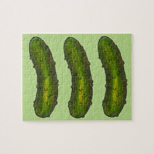 ビッグディルクランチグリーンコシェールディルデリ漬物 ジグソーパズル (横)