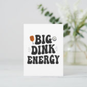 ビッグディンク エナジー 面白い ピックルボール ディンキング チャンピオン ポストカード (スタンド正面)