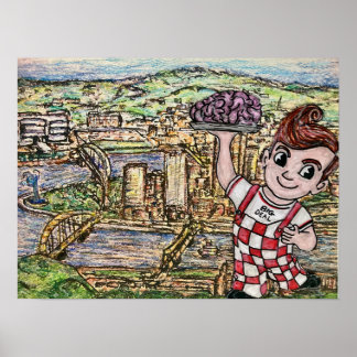 "ビッグディール" – クレヨン水彩ペン ポスター