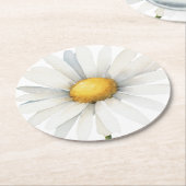 ビッグデイジー ラウンドペーパーコースター (アングル)